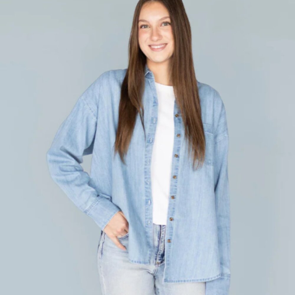 One Wednesday Chambray button up
